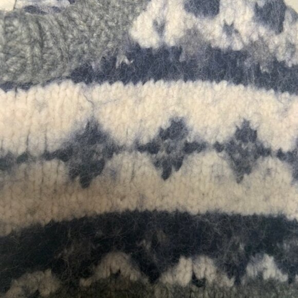 NWOT LOFT Fair Isle Chunky Apres Ski Nordic Sweater Wool Mohair Blend - Size M - Picture 2 of 8